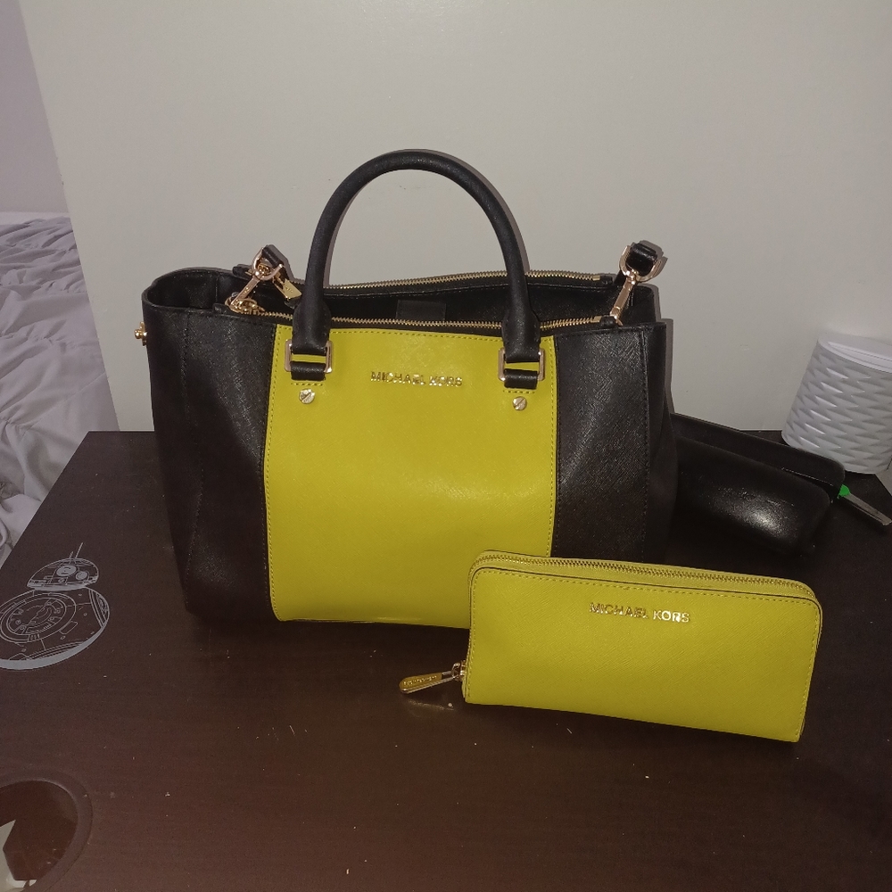 Micheal kor purse and wallet